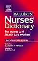 Bailliere's Nurses' Dictionary: for nurses and health care workers: For Nurses and Health Care Workers (Dictionary)