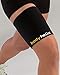 body helix Thigh Compression Sleeve/Wrap for Hamstrings and Quadriceps; Black, Medium