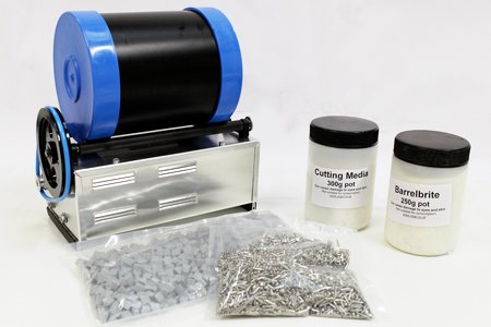 3lb Barrelling Machine with Plastic Barrel (Cleaning/Polishing Kit)