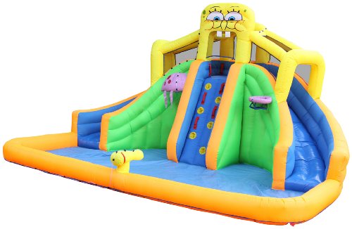 Sportcraft SpongeBob Double Waterslide  Cannon 
