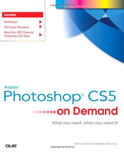 Adobe Photoshop CS5 on Demand