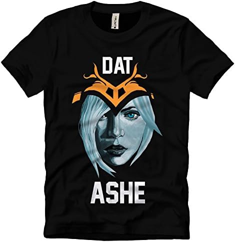 nolimito Men's Dat ashe league of legends, lol T-shirt, Tshirt Large