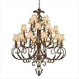 Crystorama Lighting Group 6917-FB Florentine Bronze Royal Renaissance Twenty-Four Light Chandelier from the Royal Collection