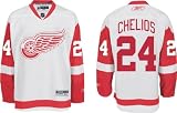 Chelios #24 Detroit Red Wings Reebok Premier ROAD Jersey - X-Large