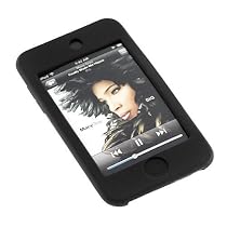 Black Durable Flexible Soft Silicone Skin Cover Case for Apple Ipod Touch Itouch 2g 2nd Generation