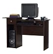 Computer Desk In Black Castle Finish By Ameriwood Furniture