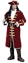 Pirate Captain Blackheart Costume with Coat, Hat and More