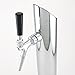 Draft Beer Faucet Spout Extension - Chrome Plated Brass - Kegerator Growler Fill by Krome