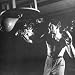 Actor Jack Palance in Boxing Trunks and Gloves, Hitting Punching Bag Premium Photogra...