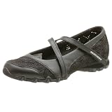 Skechers Womens Luxe Mary Jane,Black,8.5 M