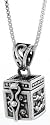 Sterling Silver Prayer Box with Angels