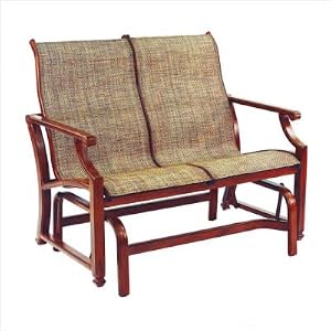 Regent Sienna Matte Sling Loveseat Glider by