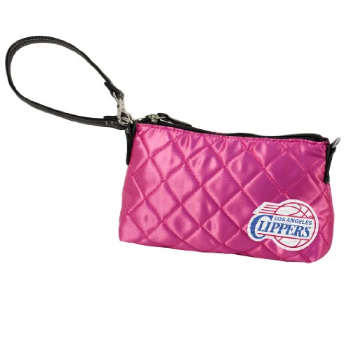 NBA Los Angeles Clippers Pink Quilted Wristlet