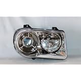 2005-2009 CHRYSLER 300 5.7L; HALOGEN w  DELAY AUTOMOTIVE REPLACEMENT HEAD LIGHT RIGHT... by TYC