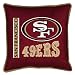 SAN FRANCISCO 49ERS OFFICIAL TEAM JERSEY TOSS PILLOW