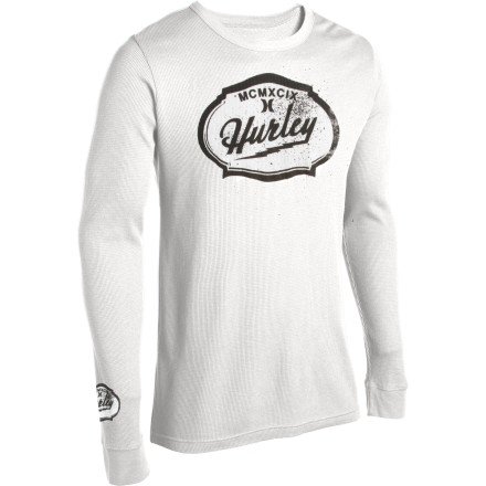 Hurley Turbine Flyer Thermal Shirt - Long-Sleeve - Mens White, XL