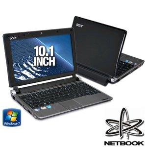 Acer AOD250-1633 10.1-Inch Black Netbook - Up to 9 Hours of Battery Life (Windows 7 Starter)