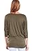 Ladies Dolman Style 3/4 Sleeve Long Hem Top, Multiple Colors S-3XL