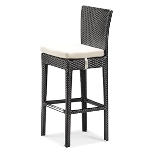 Zuo Modern Anguilla Aluminum Outdoor 30" High Bar Stool