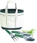 The Rumford Gardener Canvas Tote with Garden Pro Tools, 3-Piece BGS1006