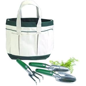 The Rumford Gardener Canvas Tote with Garden Pro Tools, 3-Piece BGS1006 by 