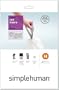 simplehuman Custom Fit Trash Can Liner H, 30 Liters / 8 Gallons, 20-Count (Pack of 4)