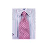 Paul Fredrick Luxury 7-Fold Deco Geometric Silk Tie
