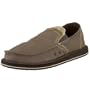 Sanuk Men's Pick Pocket Sidewalk Surfer,Dark Green,11 M