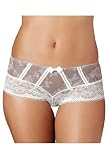 Aubade S170 Hollywood Pin Up Saint-Tropez Cream and Early Grey Brief