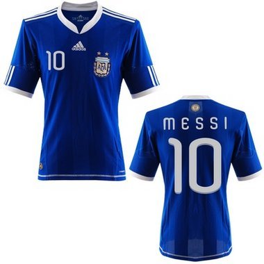 Argentinien Messi Trikot Away 2010, Größe: 152 Kids