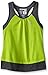 adidas Girls' Big Ultimate Tank, Semi Solar Slime/Dark Grey, X-Large