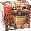 Rockline G30004W/6 #4 Cone Gold Screen Filter