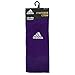 adidas Unisex-US Traxion Menace Crew Football & Basketball Sock (1-Pair), Collegiate Purple/White/Light Onix/Onix, 9.5-12