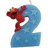 Sesame Street Elmo Number 2 Birthday Cake Candle