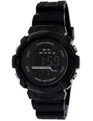 FMD Black Plastic Digital Alarm Unisex Watch FMDCO053