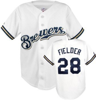 Prince Fielder Milwaukee Brewers MLB Youth Jersey