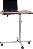 Angle and Height Adjustable Mobile Laptop Computer Table [NAN-JN-2762-GG]
