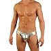 Mens Liquid Metallic Contour Pouch Bikini Swimsuit By Gary Majdell Sport