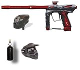 NEW SMART PARTS EOS PLATINUM RED PAINTBALL MARKER PACKAGE 1