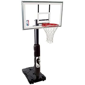 Spalding NBA 68395 Portable Basketball Hoop with 54 Inch Polycarbonate Backboard Spalding NBA 68395 Portable Basketball Hoop with 54 Inch Polycarbonate Backboard