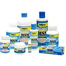 Pure MSM 1000mg by TriMedica 240 Capsules