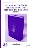 Latest liturgical revision in the Church of England, 1978-1984