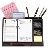 At-A-Glance J17-00 Calendar base and organizer for #17 3-1/2x6-1/2 refill, plastic, 10-1/2x8, black