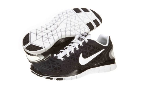 Nike Women's Free Fit 2 Cross Training Shoe,Black/Metallic Silver/White,12 B US On Sale