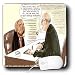Londons Times Funny Dogs Cartoons - Upwardly Mobile Dogue De Bordeaux - Mouse Pads