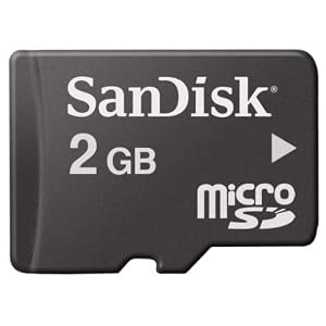 SanDisk microSD 2 GB Speicherkarte