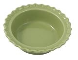 Chantal Ceramic 5-Inch Pie Dish, Glossy Garden Green