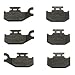2005 John Deere Buck 500 650 EX EXT Kevlar Carbon Front & Rear Brake Pads