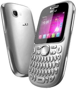 BLU Samba W Q170W Unlocked GSM Dual-SIM Cell Phone (Silver)