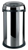 Brabantia Touch Bin, 50litre, Brilliant Steel